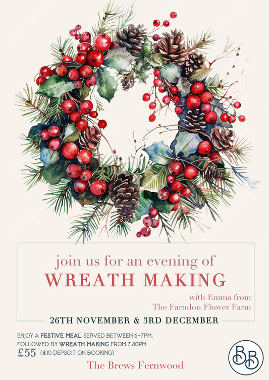 Christmas Wreath Making Workshop - FERNWOOD