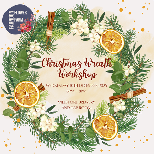 Christmas Wreath Making Workshop - Milestone Brewery