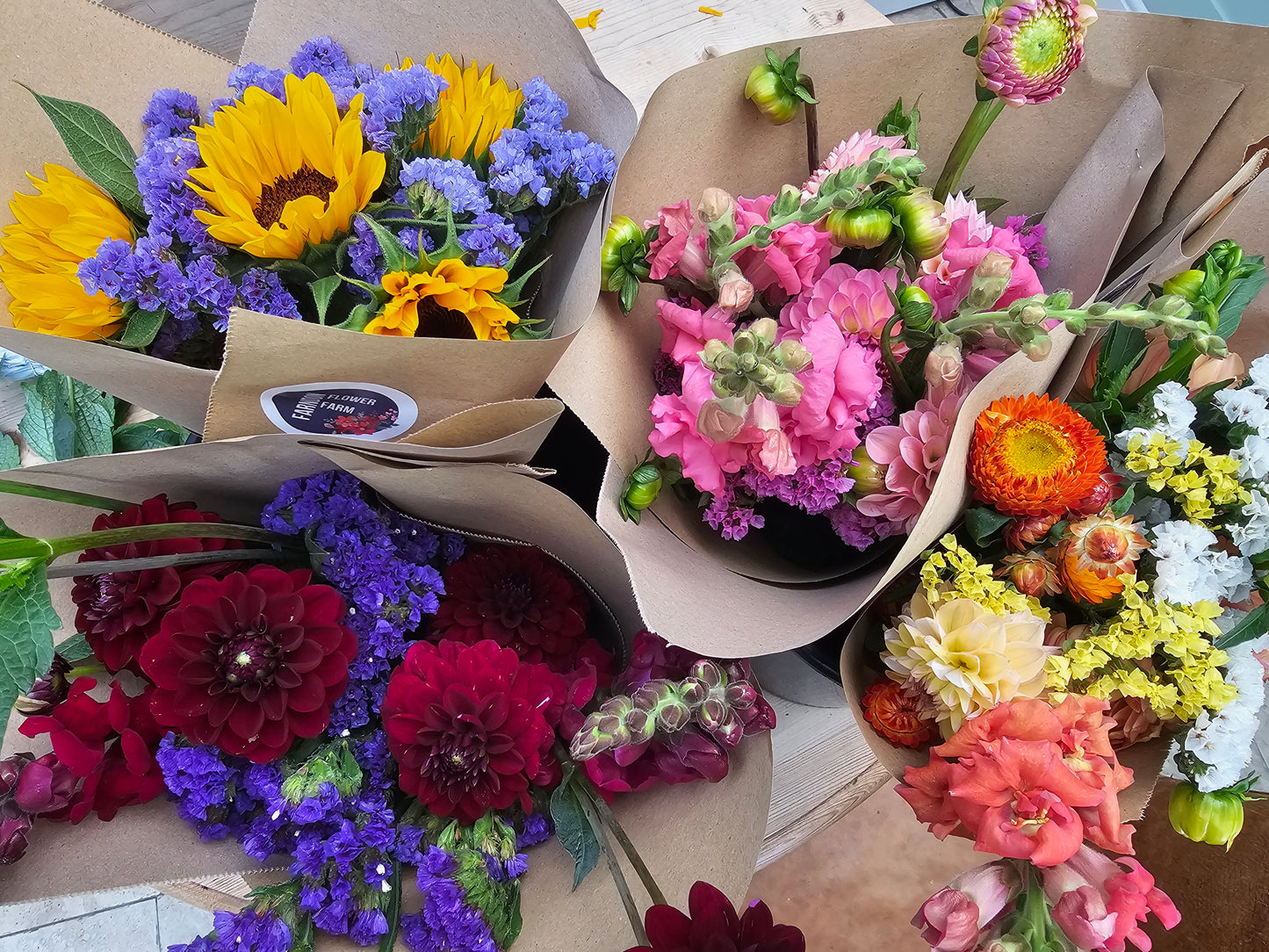 Flower Stand Bouquet or Jam Jar Posie